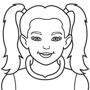 Desenhos de meninas para colorir