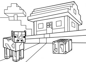 Minecraft para colorir