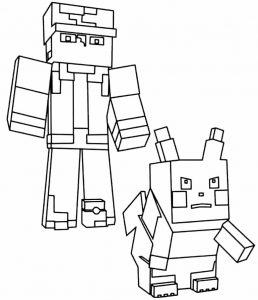 Minecraft para colorir