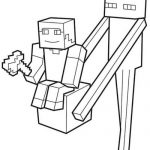 Minecraft para colorir