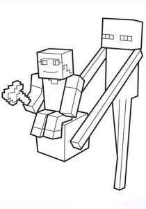 Minecraft para colorir