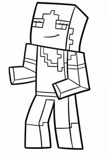 Minecraft para colorir