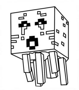 Minecraft para colorir