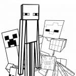 Minecraft para colorir