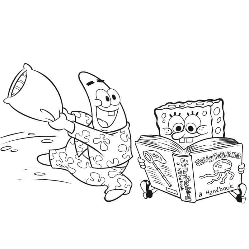 Bob Esponja para colorir