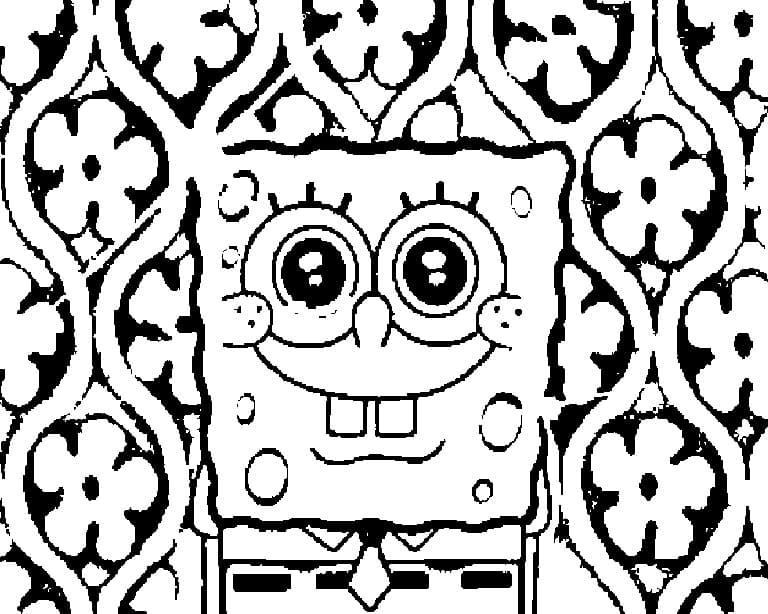 Bob Esponja para colorir