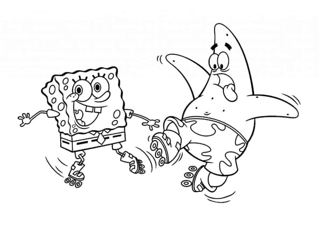 Bob Esponja para colorir