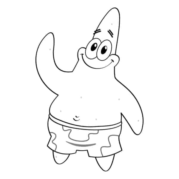 Bob Esponja para colorir