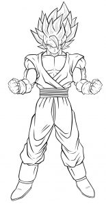 Dragon Ball Z para colorir