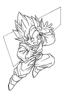 Dragon Ball Z para colorir