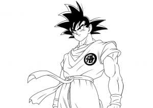 Dragon Ball Z para colorir