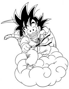 Dragon Ball Z para colorir