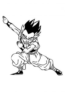 Dragon Ball Z para colorir