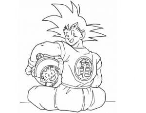 Dragon Ball Z para colorir