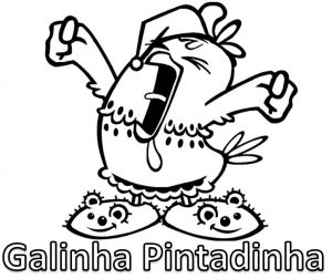 Galinha Pintadinha para colorir