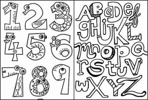 Alfabeto para colorir