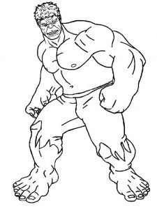 Hulk para colorir
