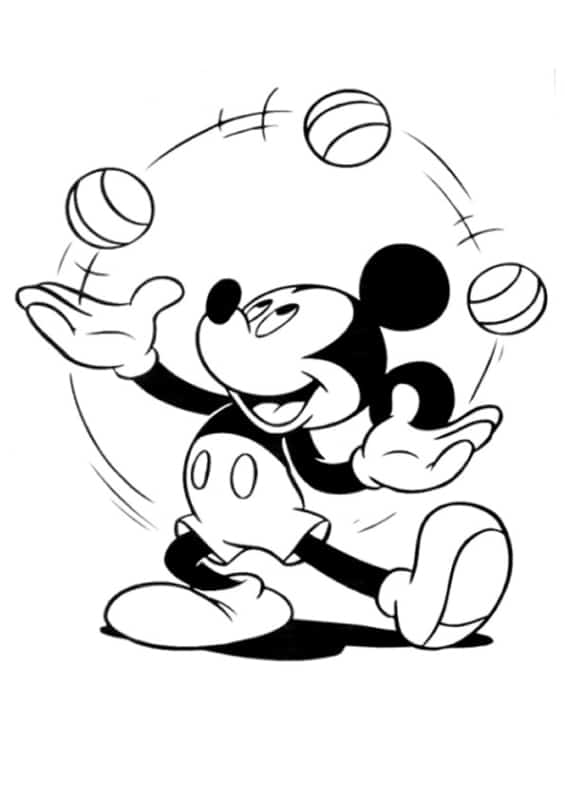 Mickey para colorir