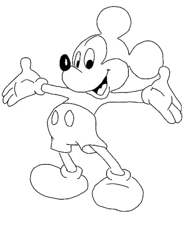 Mickey para colorir