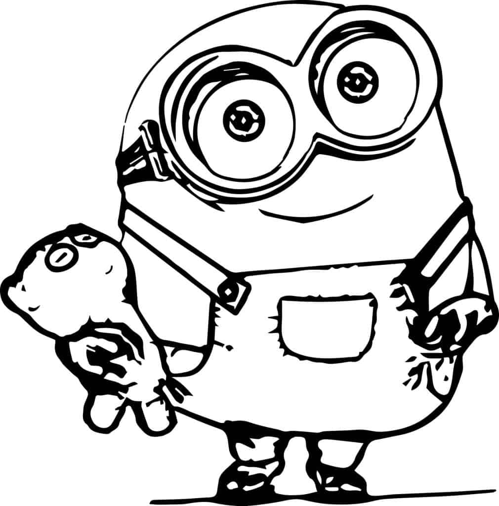 Minions para colorir