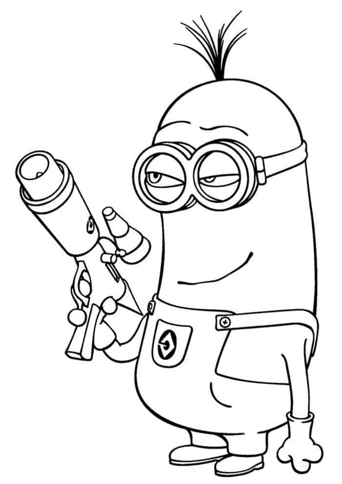 Minions para colorir