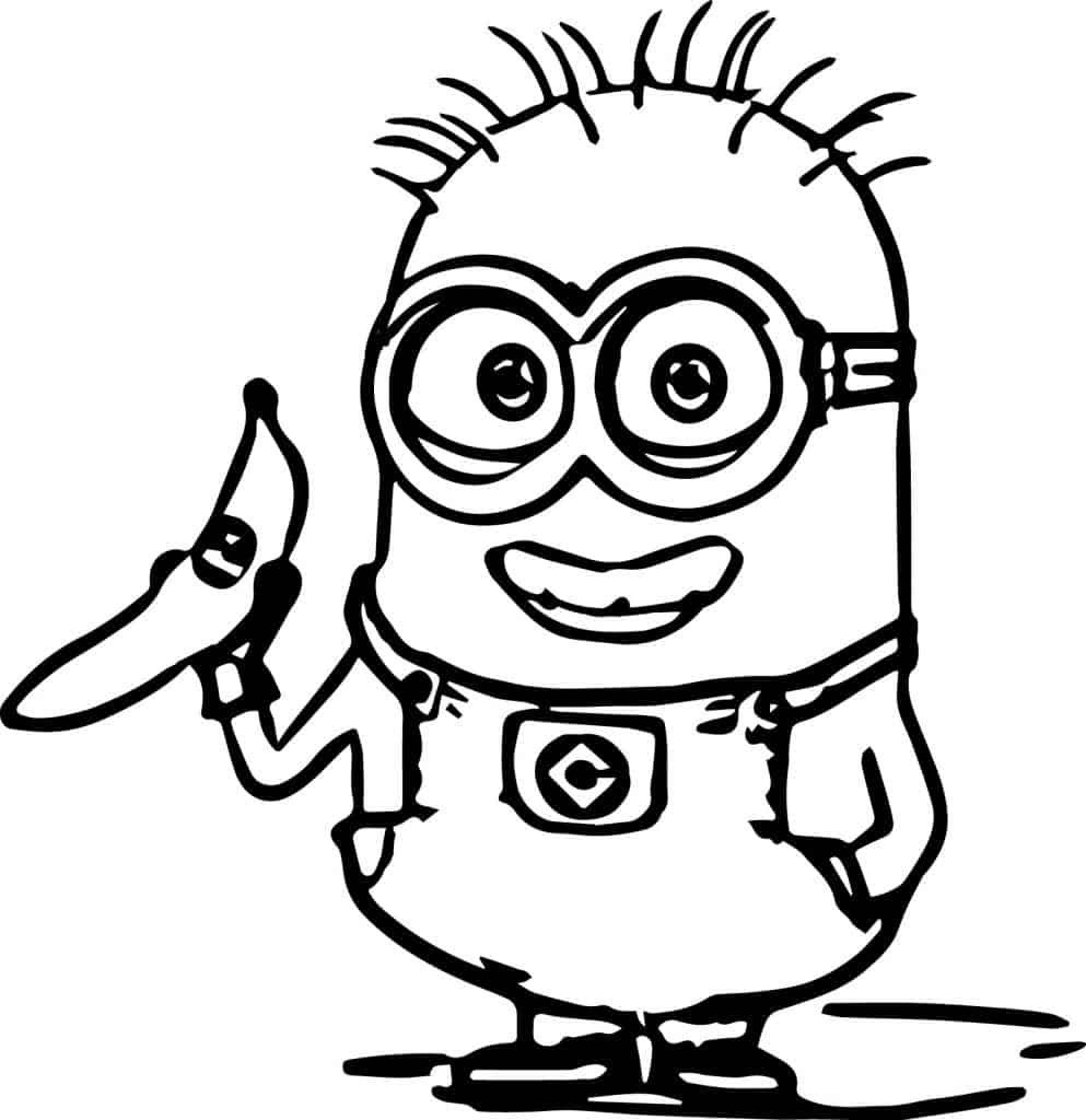 Minions para colorir