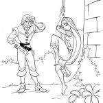 Rapunzel para colorir