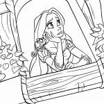 Rapunzel para colorir