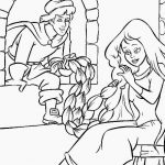 Rapunzel para colorir