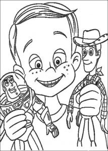 Toy Story para colorir