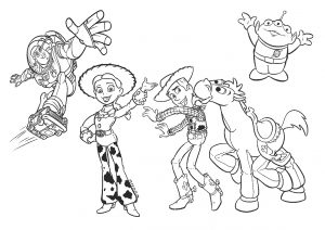 Toy Story para colorir