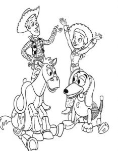 Toy Story para colorir