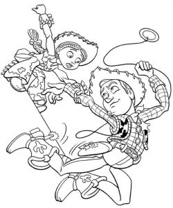 Toy Story para colorir