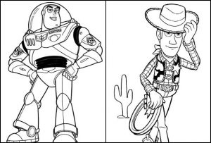 Toy Story para colorir