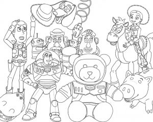 Toy Story para colorir