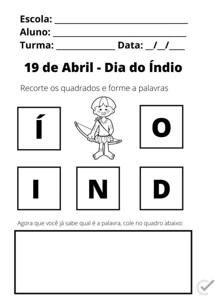 Atividades de recorte e colagem para educação infantil para imprimir