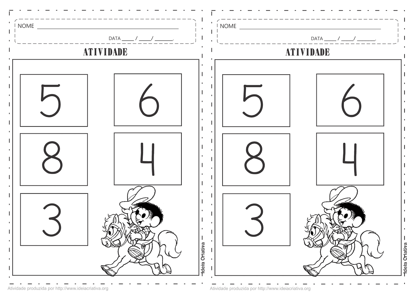 Atividades de recorte e colagem para educação infantil para imprimir