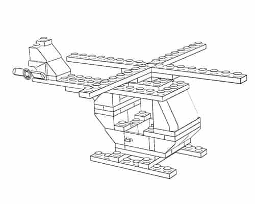 Lego para colorir