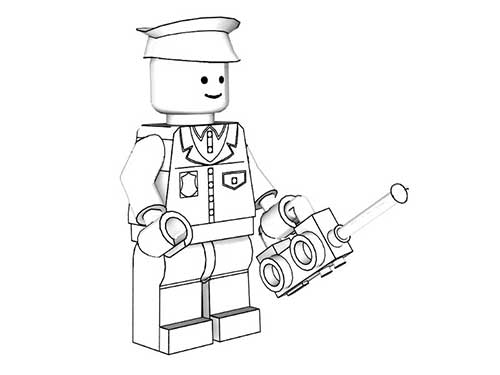 Lego para colorir