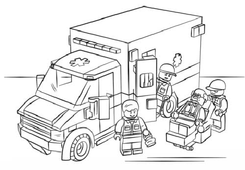 Lego para colorir