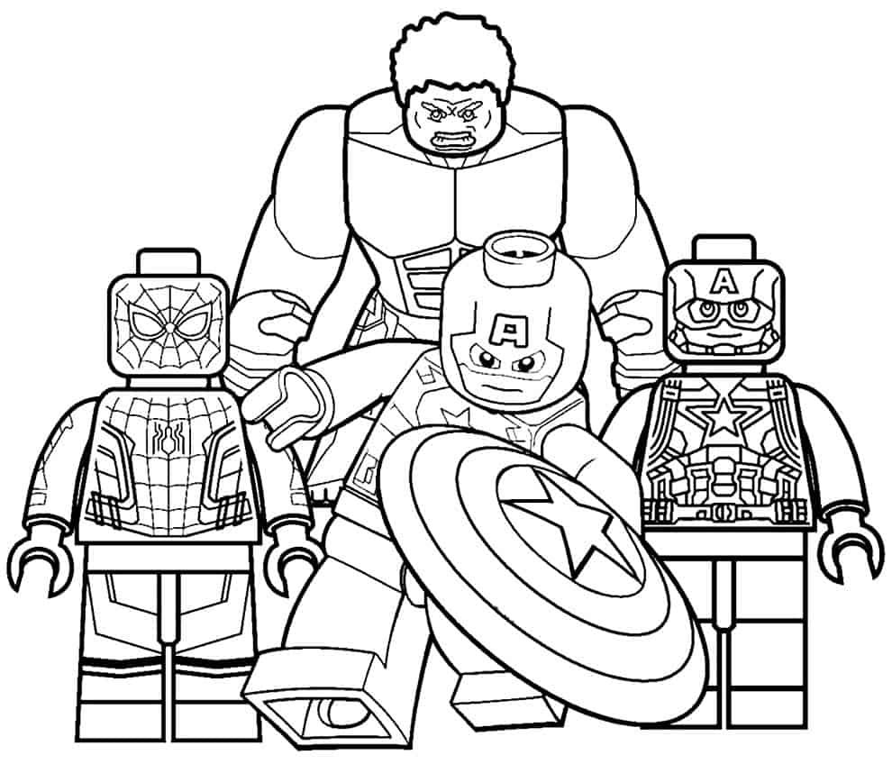 Lego para colorir