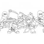 Ninjago para colorir