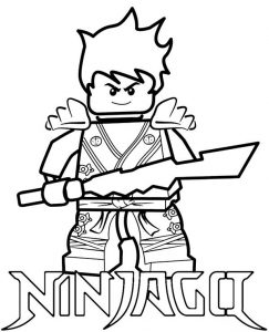 Ninjago para colorir