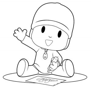 Pocoyo para colorir