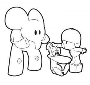 Pocoyo para colorir