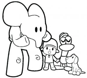 Pocoyo para colorir