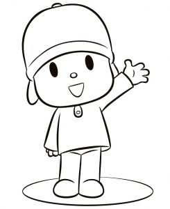 Pocoyo para colorir