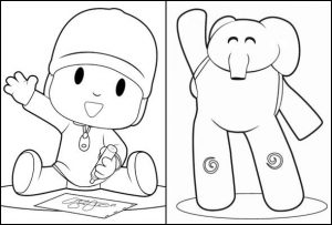 Pocoyo para colorir