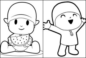 Pocoyo para colorir