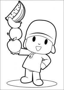 Pocoyo para colorir